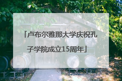 卢布尔雅那大学庆祝孔子学院成立15周年